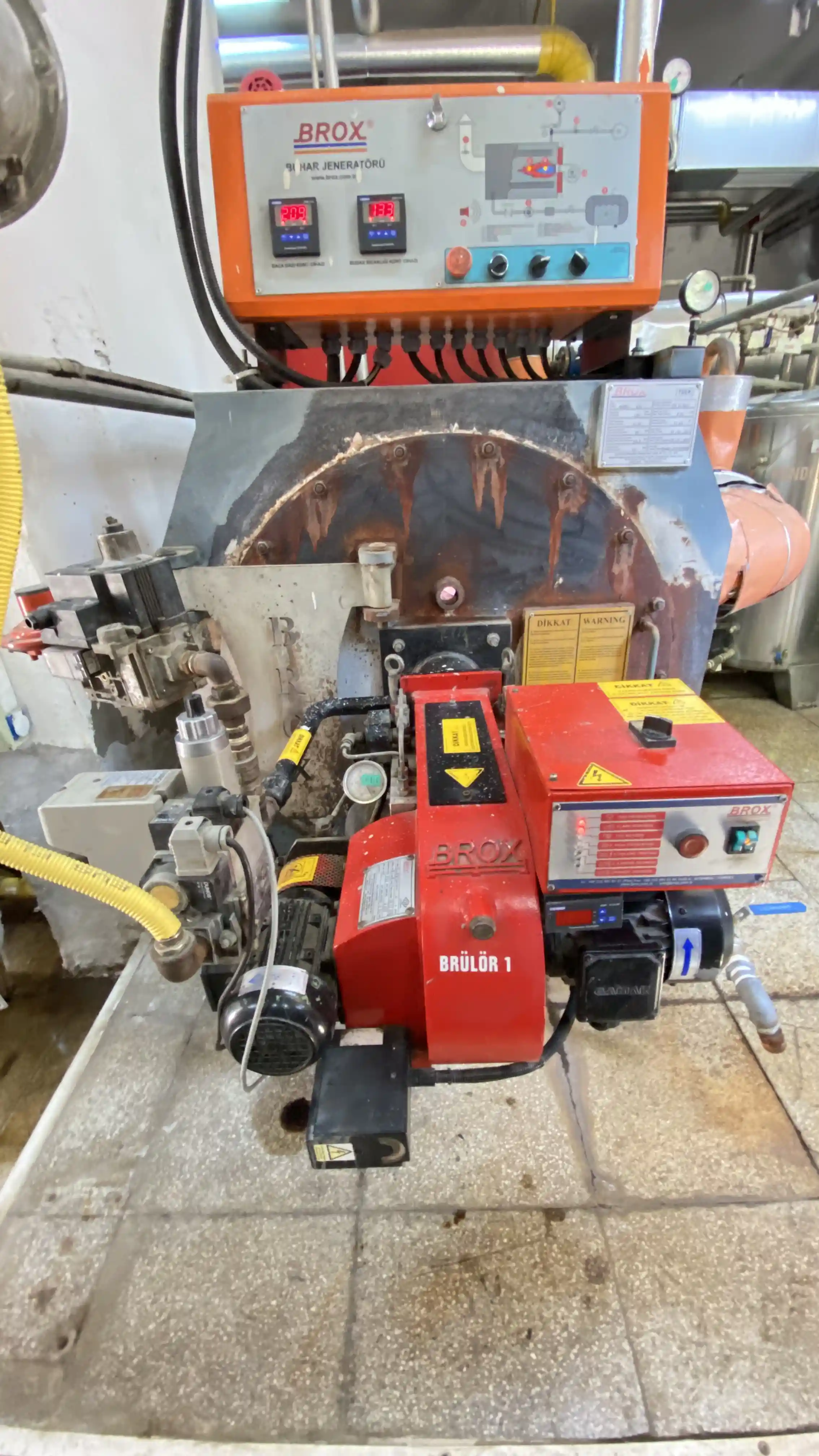 Kayseri Buhar Kazanı Arıza Tespiti, Onarımı ve Sistem Testleri