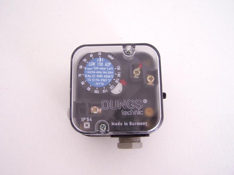 DUNGS LGW 150 A2P AIR PRESSURE SWITCH 30-150 MBAR