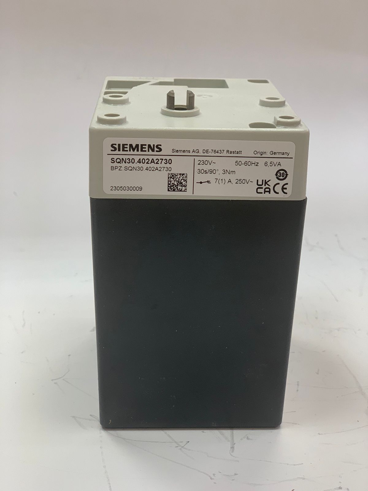SIEMENS SQN30.402A2730 BURNER ACTUATOR
